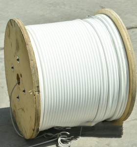 Cable para aviones blanco Cable de avión recubierto de PVC de 12 mm galvanizado en caliente para estructura extensible o vela de sombra