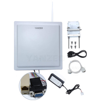 UHF RFID Reader| Yanzeo SI804| 15-30m UHF Integrated Reader Long Range IP67 WIFI RJ45 Network RS232/485 /Wiegand 12dbi Antenna