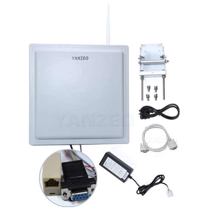 UHF RFID Reader| Yanzeo SI804| 15-30m UHF Integrated Reader Long Range IP67 WIFI RJ45 Network RS232/485 /Wiegand 12dbi Antenna