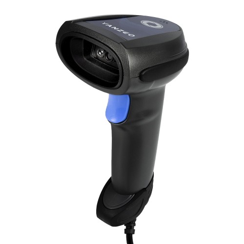 2D OCR Barcode Scanner| Yanzeo E9800 | 1D 2D QR Code Wired Barcode Reader Supporting OCR, USB, TTL-232 And Virtual Serial Port For POS Warehousing