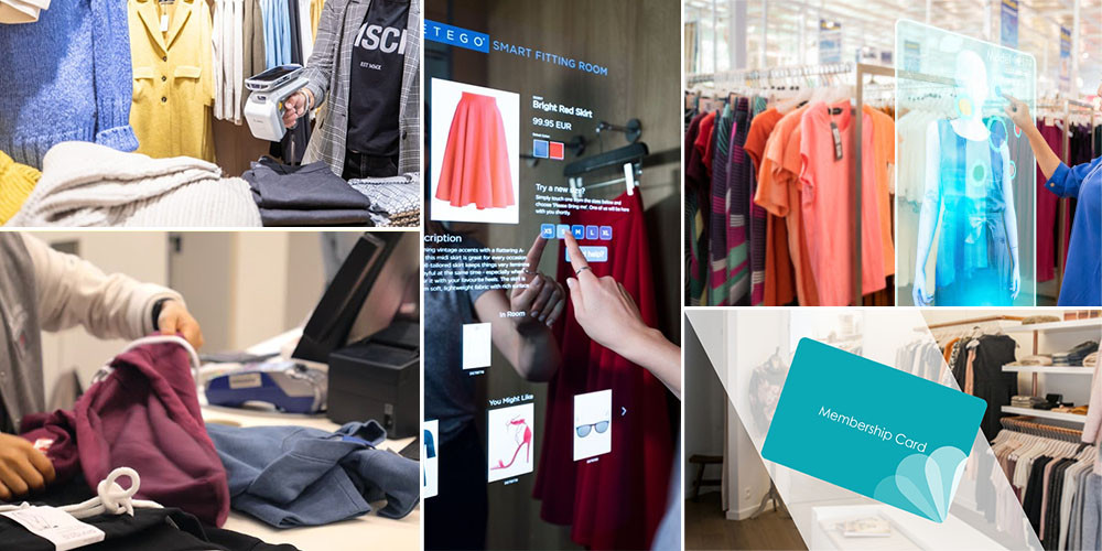 the specific application of RFID technology in the clothing store management industry