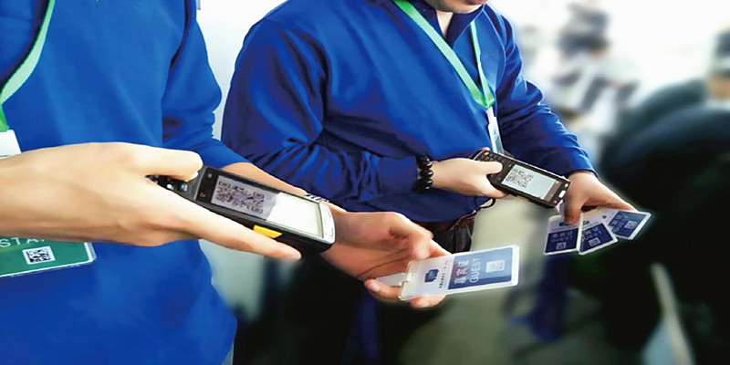 PDA Wireless Handheld Ticket Checking In Smart Tourist Attractions