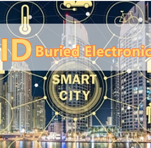 RFID Buried Electronic Tags Become The City Underground Pipeline Perspective Eye
