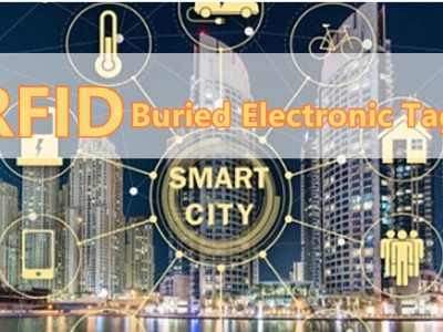 RFID Buried Electronic Tags Become The City Underground Pipeline Perspective Eye