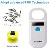 Yanzeo Pet Microchip Reader, RFID EMID Animal Handheld Reader,134.2 Pet ID Scanner Rechargeable Animal Chip Registration, Pet Tag FDX-B(ISO 11784/11785) (AR180)