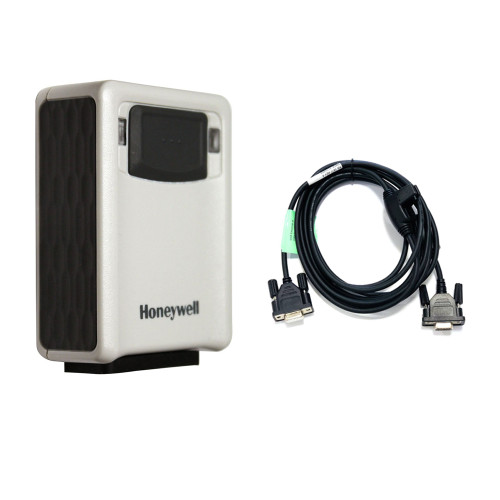 Honeywell Vuquest 3320G-4-EIO AArea Imaging 2D PDF417 Barcode Scanner RS232 Interface 52-52557-3-FR Cable