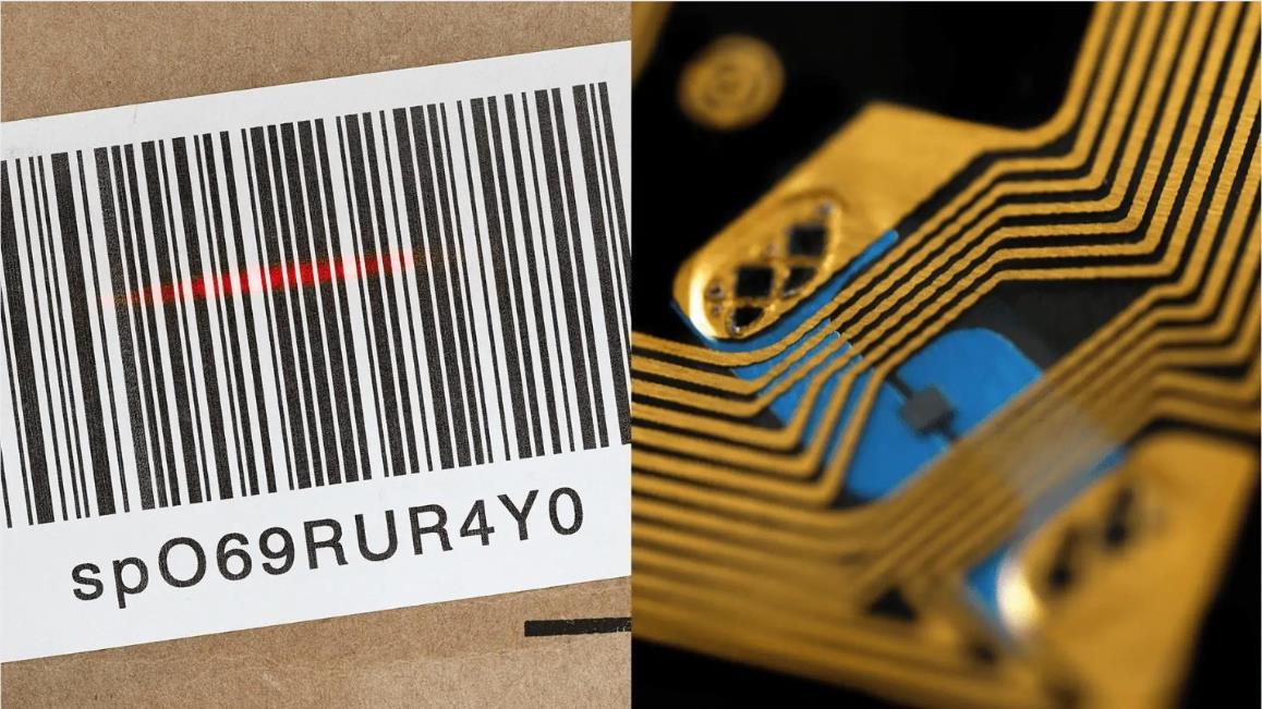 Barcode and RFID