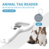 Yanzeo AR180S Pet Microchip Reader Scanner, RFID EMID Animal Handheld Reader,134.2kHz Pet ID Scanner Rechargeable Animal Chip Scanner Pet Tag Scanner FDX-B(ISO 11784/11785)