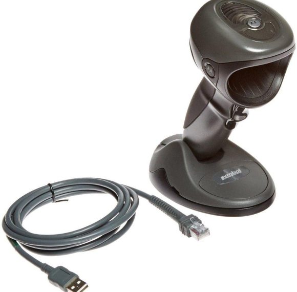 Zebra Motorola Symbol DS9808 1D/2D Presentation Barcode Imager with Hands-free Scanner