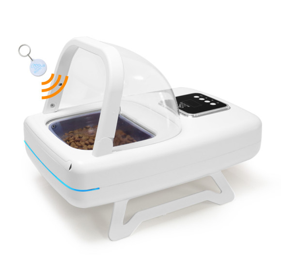 RFID Microchip Pet Feeder Multi-Pet Cat Dog Feeder, RFID Tag Automatic Microchip