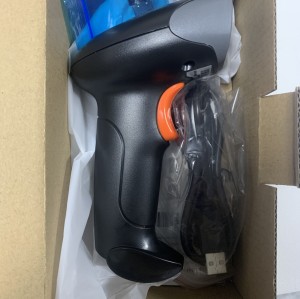 YANZEO L6811 Barcode Scanner 1D Wireless Barcode Reader 2.4G and USB Cable Handheld Barcode Scanner for Store, Warehouse, Supermarket