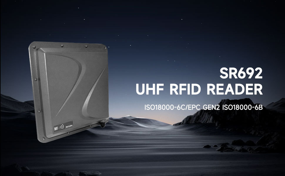 YANZEO SR692 UHF RFID Reader provides long-range, durable, and versatile RFID performance for industrial and commercial use