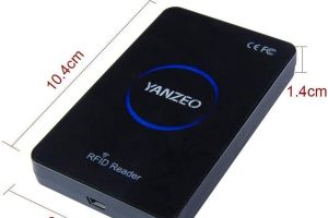 Yanzeo SR360 Desktop UHF RFID Reader Writer (865–915MHz) for Access Control, POS, and Warehouse Management with Keyboard Emulation