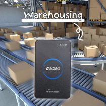 Yanzeo SR360 Desktop UHF RFID Reader Writer (865–915MHz) for Access Control, POS, and Warehouse Management with Keyboard Emulation