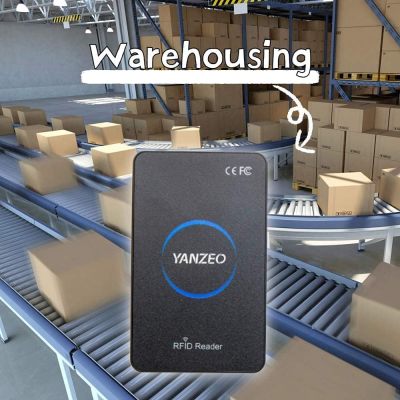 Yanzeo SR360 Desktop UHF RFID Reader Writer (865–915MHz) for Access Control, POS, and Warehouse Management with Keyboard Emulation