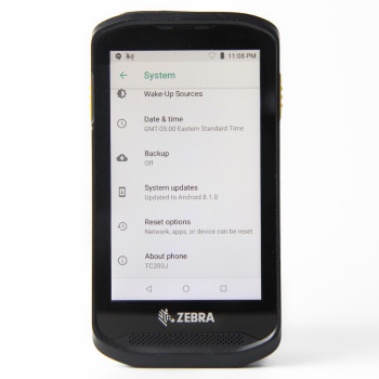 Zebra TC200J-10C112A6 Mobile Scanning Terminal (Industrial-Grade PDA/Data Collector)