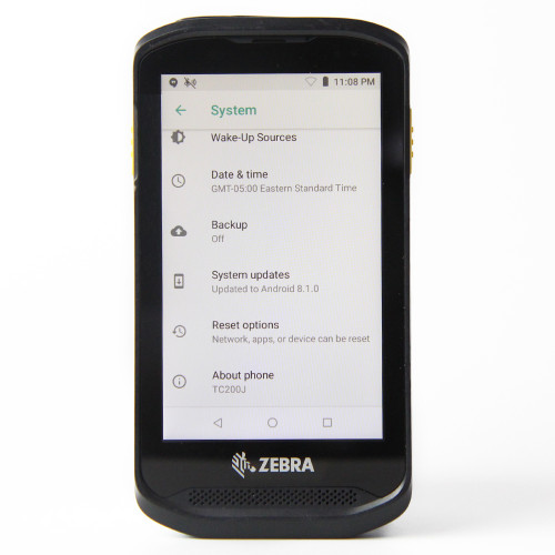 Zebra TC200J-10C112A6 Mobile Scanning Terminal (Industrial-Grade PDA/Data Collector)