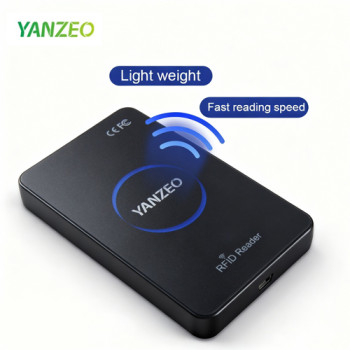 Yanzeo SR360N Plug and Play USB RFID Card Reader 13.56MHz Mifare IC Card Reader Easy Use for Small Business Office Attendance Shop Membership