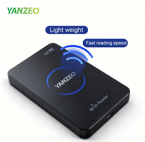Yanzeo SR360N Plug and Play USB RFID Card Reader 13.56MHz Mifare IC Card Reader Easy Use for Small Business Office Attendance Shop Membership