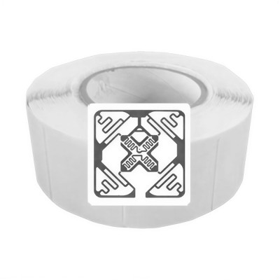 YANZEO Passive UHF RFID Tag Stickers 50*50mm 860~960MHz for Unmanned Supermarket Management，Assets Anti-theft