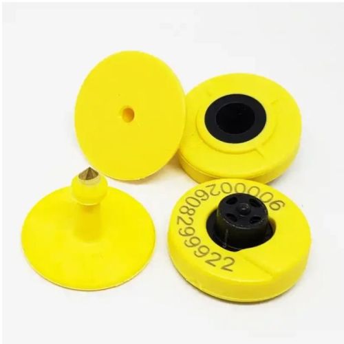 EM4305 HDX RFID Ear Tag Reusable EID Livestock Tag 134.2khz LF Animal Identification Earring Tag for Cattle Goat Sheep Pig Farm Management