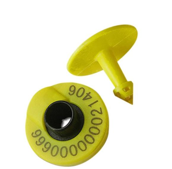 EM4305 HDX RFID Ear Tag Reusable EID Livestock Tag 134.2khz LF Animal Identification Earring Tag for Cattle Goat Sheep Pig Farm Management