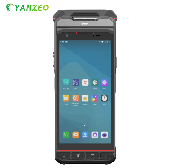 Yanzeo 6S Long Range UHF RFID Handheld Reader | Android 10 Rugged Barcode Scanner IP68 Bluetooth