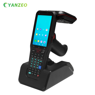 Yanzeo SR410 Handheld RFID PDA 13m Long-Range UHF(Impinj R2000)Zebra SE5500/Honeywell N5703 Scan Engine 35-Key for Warehouse Logistics