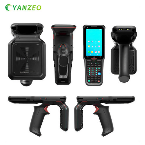 Yanzeo SR410 Handheld RFID PDA 13m Long-Range UHF（Impinj R2000）Zebra SE5500/Honeywell N5703 Scan Engine 35-Key for Warehouse Logistics
