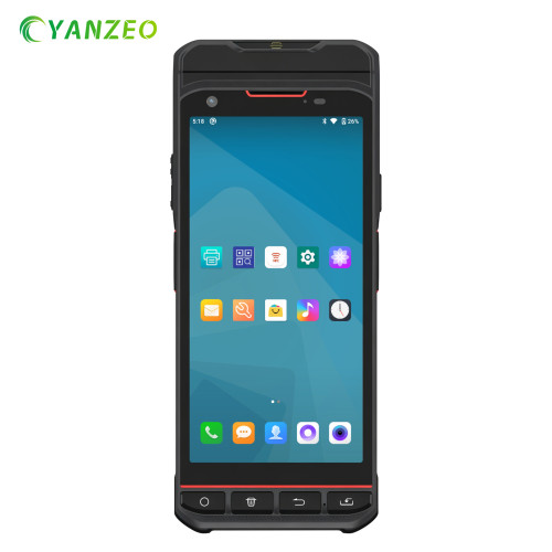 Yanzeo SA510 Android Mobile Terminal with 58mm Honeywell N6703 2D Barcode Scanner for POS Thermal Sticker Printer