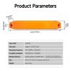 Yanzeo GL15527 UHF RFID Asset Management Tag Durable ABS Material, Ideal Tracking for Industrial Equipment & Metal Asset