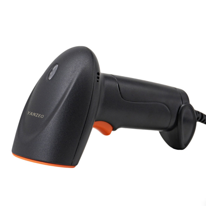 YANZEO YU37 High Speed 2D Wired Barcode Scanner IP54 Shockproof QR Code Reader for POS System