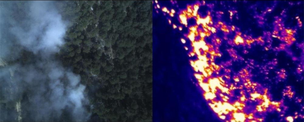 the specific early warning application of infrared thermal imaging technology in forest fire prevention