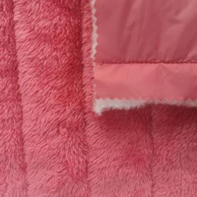Good quality windproof and waterproof stretch fabric bonded polar fleece fabric for