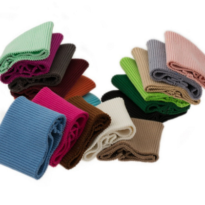 soft high stretch rib knit fabric for leggings and pencil trousers