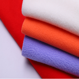 Skin-friendly textile polar fleece brushed fabric