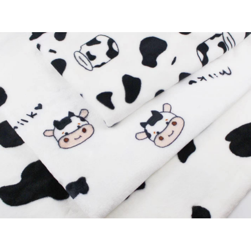 Manufacturer custom sherpa fleece fabric printing for clothing and home textile