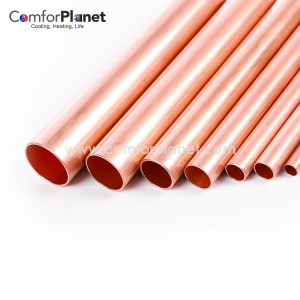 Wholesale Hard Temper Copper Straight Tubes Used For Gas, Water and Air Conditioners straight copper pipes manufacturing
