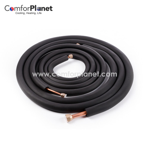 Conjunto de línea de cobre al por mayor para aire acondicionado con aislamiento de caucho sintético extruido y de celda cerrada