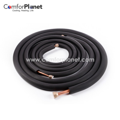 Wholesale Copper Line Set for Air Conditioner with Extruded and closed cell synthetic rubber insulation