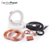 Fabricante PE único tubo de cobre isolado par linha conjunto bobinas de cobre para ar condicionado