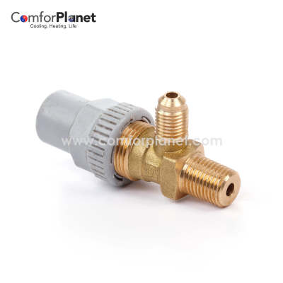 Wholesale HVAC Accessories Brass Valves Refrigeration Receiver Valve
