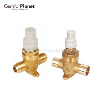 Brass Capped Valve For Automobile Cooling System Packed Cap Line Valve