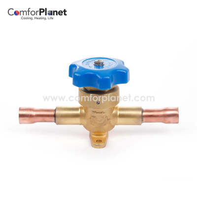 wholesale Hand Valve for refrigerant air conditioner system air conditioning valve with Brass body .