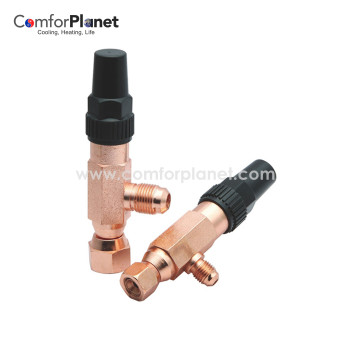 Wholesale  Vertical and Horizontal 1/4、3/8 Cut-off valve of oil circuit can be assembled on the oil return adapter of oil separator, the oil inlet adapter of oil level regulator