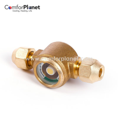 Brass Sight Glass SG refrigerant sight glass screw-mount for refregrationair conditioning system hvac