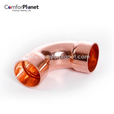 Factory 3/4 long radius copper elbow corrosion resistance used for hvac | custom copper elbow compression fitting