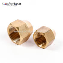Wholesale 3/8'' Brass Tube Fitting, SAE 45 Degree Flare Fitting, Cap Nut