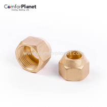 Wholesale Brass Fittings  SAE, ASME, ASA EN378-2 standard，Forged Nut Female Flare Connection Type 1/4 3/8 etc in Tube Size