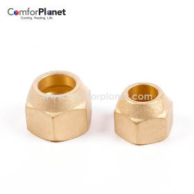Wholesale Brass Fittings  SAE, ASME, ASA EN378-2 standard，Forged Nut Female Flare Connection Type 1/4 3/8 etc in Tube Size